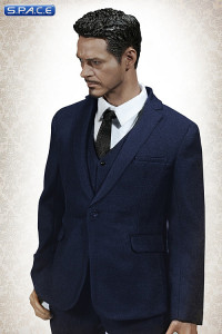 1/6 Scale blue three-piece-Suit Set