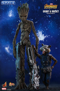 1/6 Scale Groot & Rocket Movie Masterpiece Set MMS476 (Avengers: Infinity War)