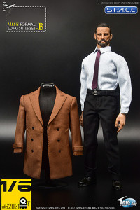 1/6 Scale Mens Formal Long Suit Set B