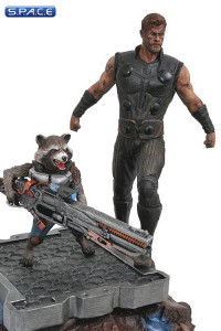 Thor & Rocket Premier Collection Statue (Avengers: Infinity War)