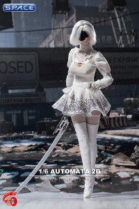 1/6 Scale white Robot Cosplay Set