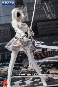 1/6 Scale white Robot Cosplay Set