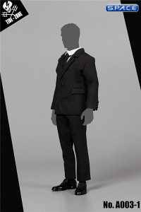 1/6 Scale Slim Suit Set black