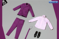 1/6 Scale Slim Suit Set purple