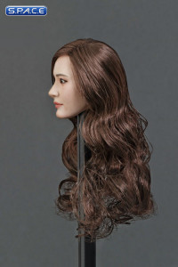 1/6 Scale Yumiko Head Sculpt (long brunette hair)