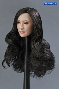 1/6 Scale Yumiko Head Sculpt (long black hair)