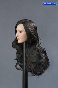 1/6 Scale Yumiko Head Sculpt (long black hair)