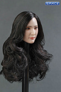 1/6 Scale Yumiko Head Sculpt (long black hair)