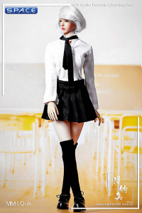 1/6 Scale Girls school uniform set black