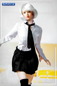 1/6 Scale Girls school uniform set black