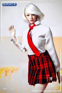 1/6 Scale Girls school uniform set red