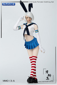 1/6 Scale Sailor Bunny Suit Set blue