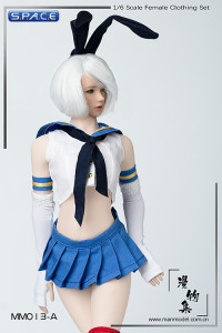 1/6 Scale Sailor Bunny Suit Set blue