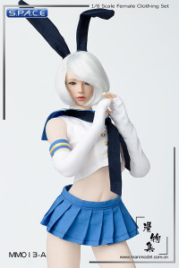 1/6 Scale Sailor Bunny Suit Set blue