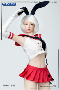 1/6 Scale Sailor Bunny Suit Set red