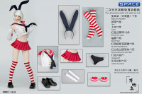 1/6 Scale Sailor Bunny Suit Set red