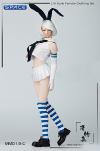 1/6 Scale Sailor Bunny Suit Set white