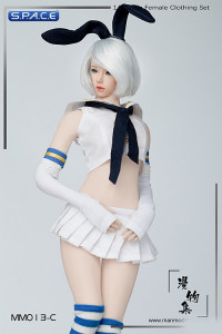 1/6 Scale Sailor Bunny Suit Set white