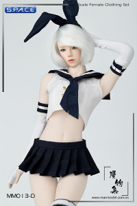 1/6 Scale Sailor Bunny Suit Set black