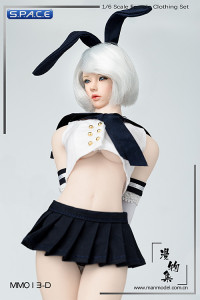 1/6 Scale Sailor Bunny Suit Set black