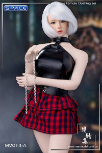 1/6 Scale Punk Girl Set with red skirt