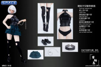 1/6 Scale Punk Girl Set with blue skirt