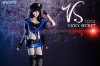 1/6 Scale sexy Policewoman Uniform blue