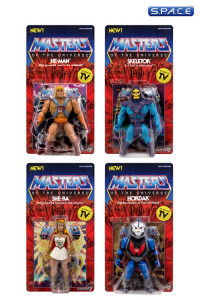 4er Komplettsatz: MOTU Vintage Wave 1 (Masters of the Universe)