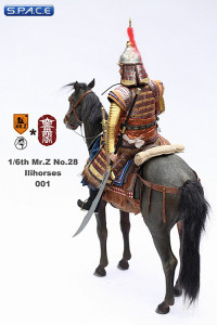 1/6 Scale dark brown Ili Horse