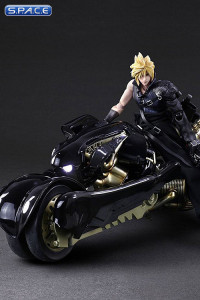 Cloud Strife & Fenrir from Final Fantasy VII Advent Children (Play Arts Kai)