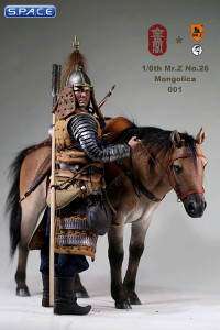 1/6 Scale yellow dun Mongolica Horse