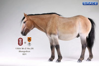 1/6 Scale yellow dun Mongolica Horse