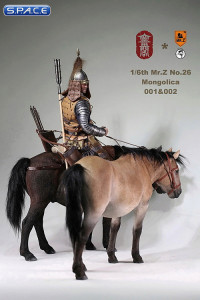 1/6 Scale brown Mongolica Horse