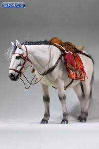 1/6 Scale white Mongolica Horse