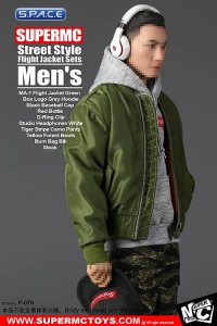 1/6 Scale Mens Street Style Flight Jacket Set