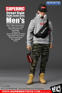 1/6 Scale Mens Street Style Flight Jacket Set