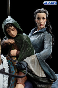 Arwen and Frodo on Asfaloth Statue (Lord of the Rings)