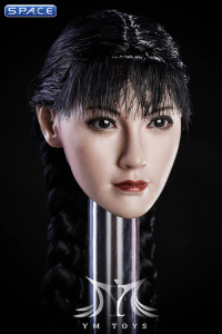 1/6 Scale Ayumi Head Sculpt (pale skin with black braids)