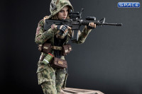 1/6 Scale Camouflage Women Soldier - Flower Jungle Phython Stripe Version