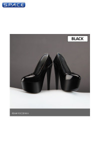 1/6 Scale Female Plateau High Heels black