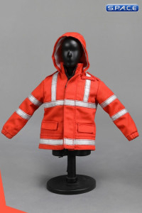 1/6 Scale red fluorescence working Suit Set