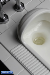 1/6 Scale clean squat toilet