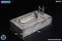 1/6 Scale dirty squat toilet