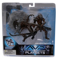 Celtic Predator throws Alien Playset (Alien vs. Predator S. 2)