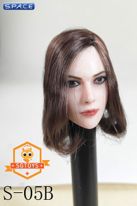 1/6 Scale Agnieszka Head Sculpt (medium-length brunette hair)