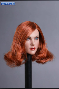 1/6 Scale Mila Head Sculpt (curly copper Hair)