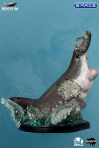 Great White Shark Carcharodon Carcharias Statue (Museum Series)