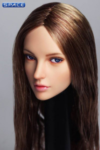 1/6 Scale Cynthia Head Sculpt (light brown Hair)