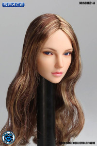 1/6 Scale Cynthia Head Sculpt (light brown Hair)