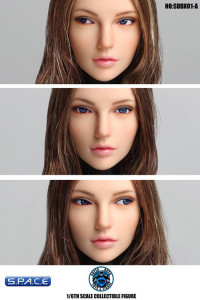 1/6 Scale Cynthia Head Sculpt (light brown Hair)